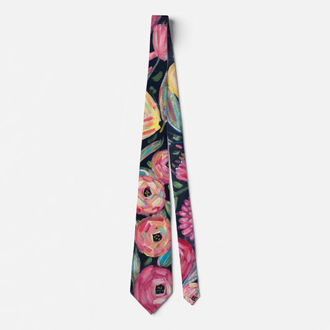 Corbata Floral Audaz (Anverso)