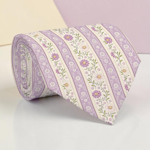 Corbata floral de flores primaverales de temporada