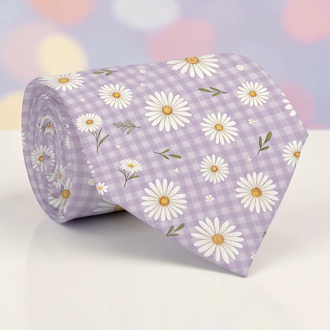 Corbata floral de lavanda de primavera (Subido por el creador)
