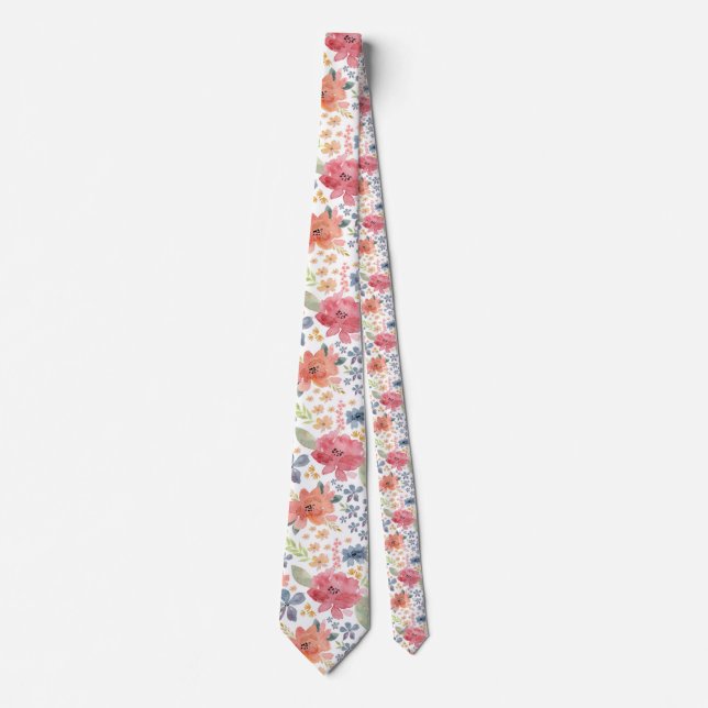 Corbata Floral de verano (Anverso)