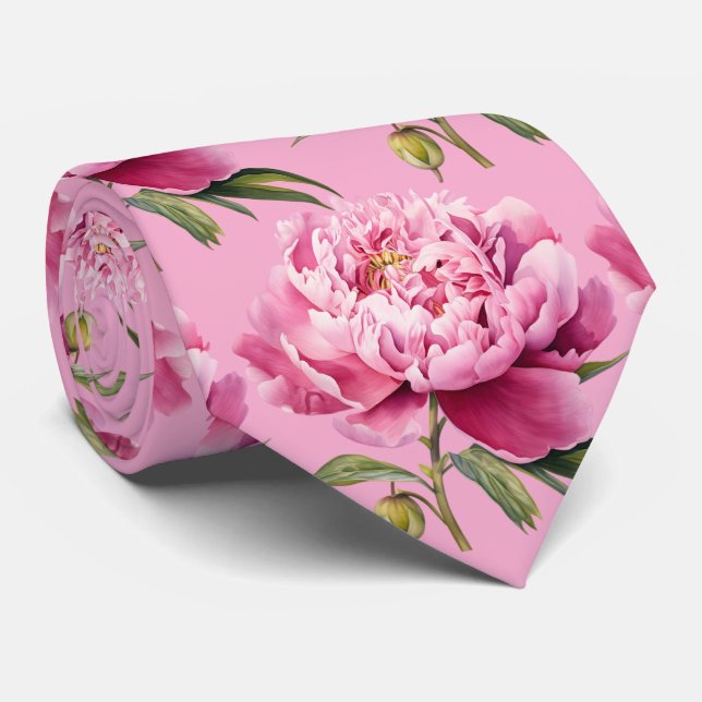 Corbata floral elegante para bodas y ocasiones esp (Enrollado)