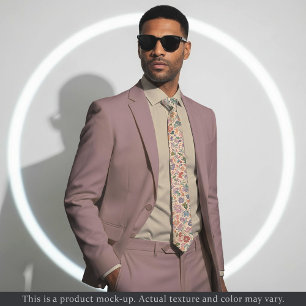 Corbata floral impresionista ligera