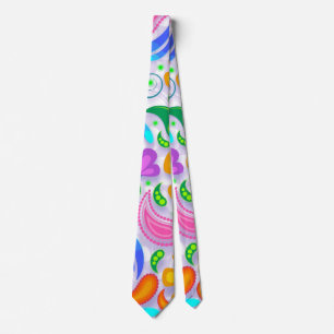 corbata floral ligera