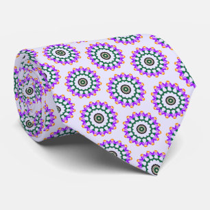 Corbata Floral Lila