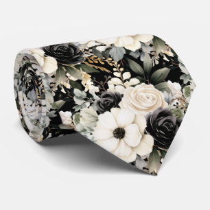 Corbata floral para ocasión especial Moderna y f