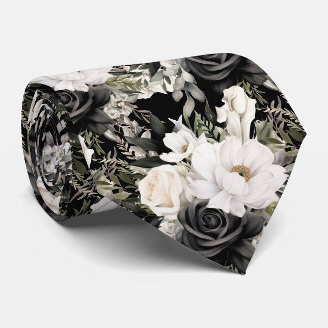 Corbata floral para ocasiones especiales | Moderna (Enrollado)