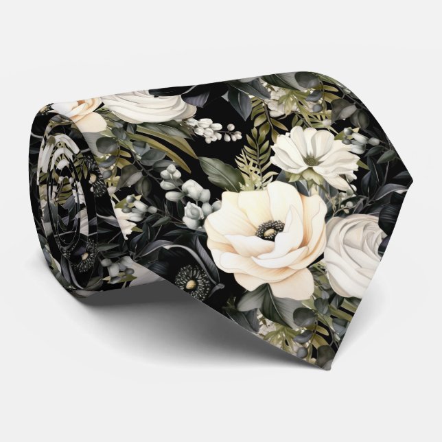Corbata floral para ocasiones especiales | Moderna (Enrollado)