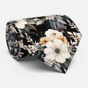 Corbata floral para ocasiones especiales   Moderna