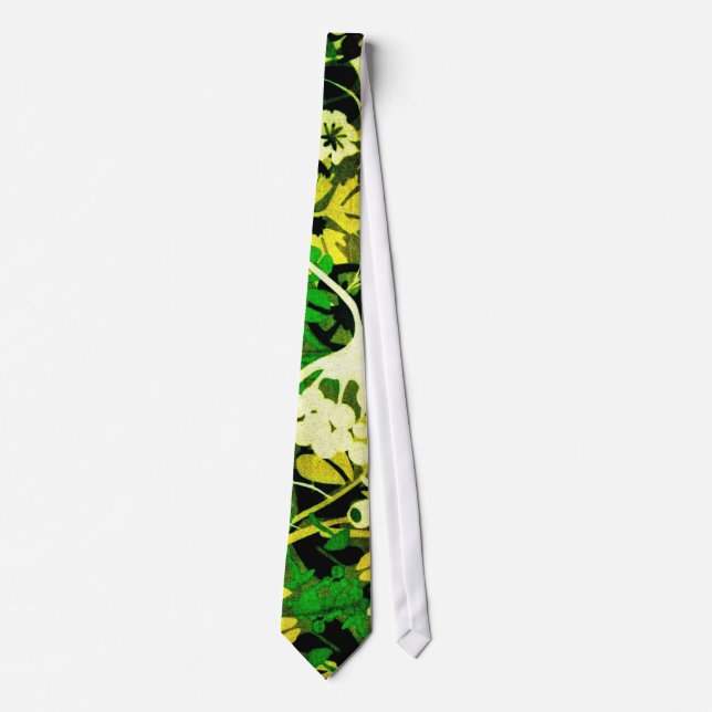 Corbata Floral retro Wacky 1 (Anverso)