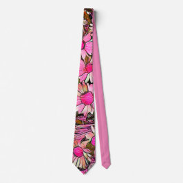 Corbata Floral rosa