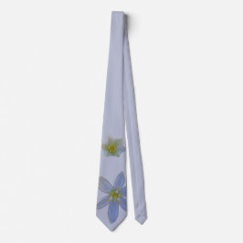 Corbata florecer en blanco
