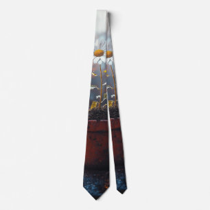 Corbata Floreciendo a través del fuego