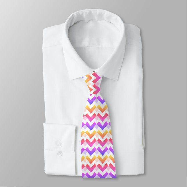 Corbata Florecimiento de Chevron (Atado)