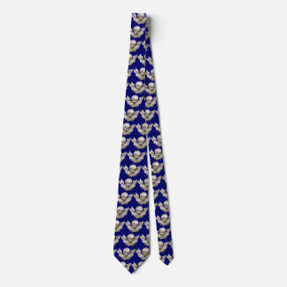 Corbata FLORENTINE RENAISSANCE ANGEL ,Azul