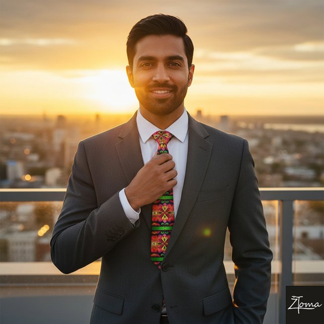 Corbata flores (Subido por el creador)