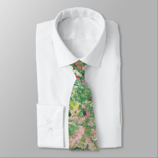 Corbata Flores abstractas