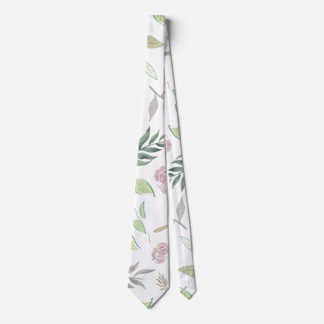 Corbata Flores acuáticas festivas (Anverso)