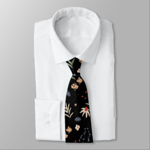 Corbata Flores acuáticas simples 1