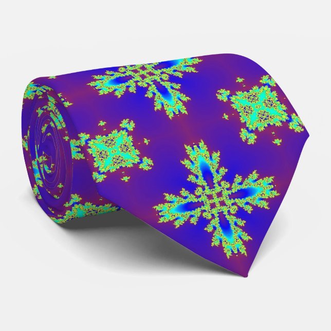 Corbata Flores artdeco en estilo retro (Enrollado)