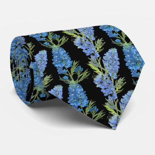 Corbata Flores azules de Bluebonnets Texas Texan Floral