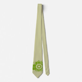 Corbata Flores De Círculo Swirly