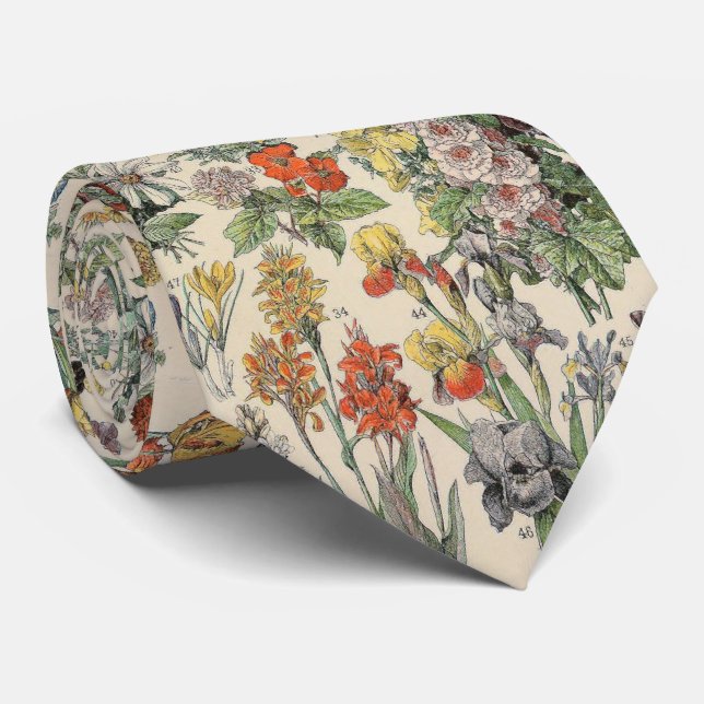 Corbata Flores de época (Enrollado)