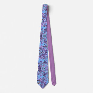 Corbata Flores de Jacaranda