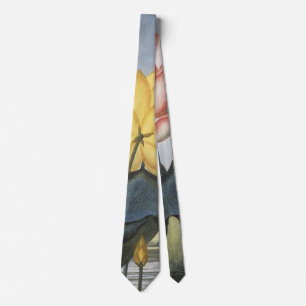 Corbata Flores de Loto Antiguas, El Frijol Egipcio Sagrado