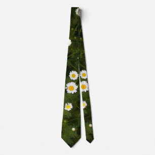Corbata Flores de margarita blanca