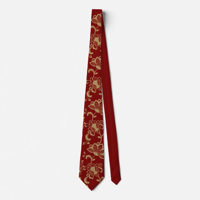 Corbata flores de oro euclidianas (Anverso)