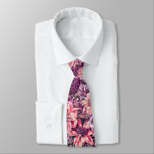 Corbata Flores de Rosa de oro de Rosa rosado de salmón ros