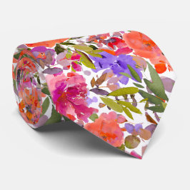 Corbata Flores de verano de PixDezines H2 Hues brillantes