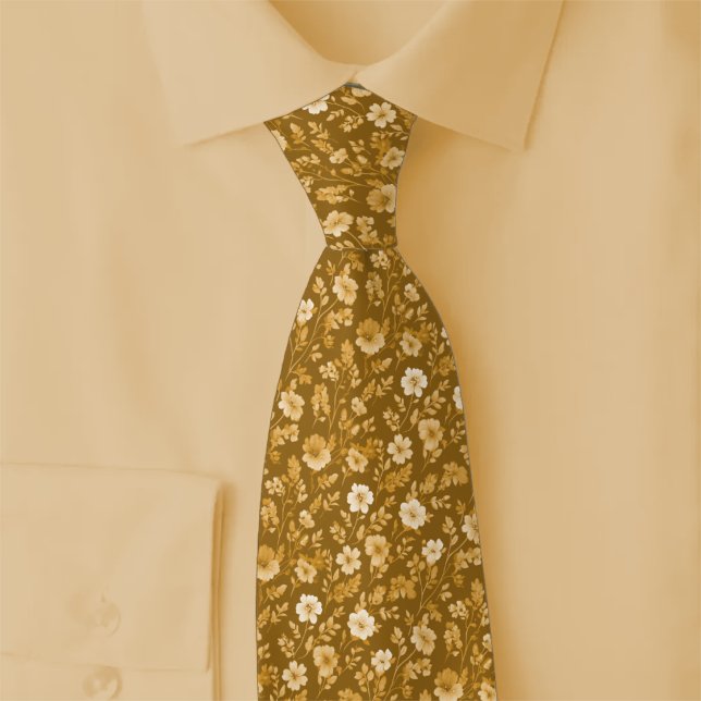 Corbata Flores Diminutas de Caramelo (Subido por el creador)
