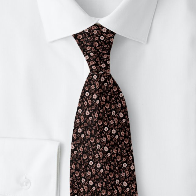 Corbata Flores Diminutas de Chocolate (Subido por el creador)