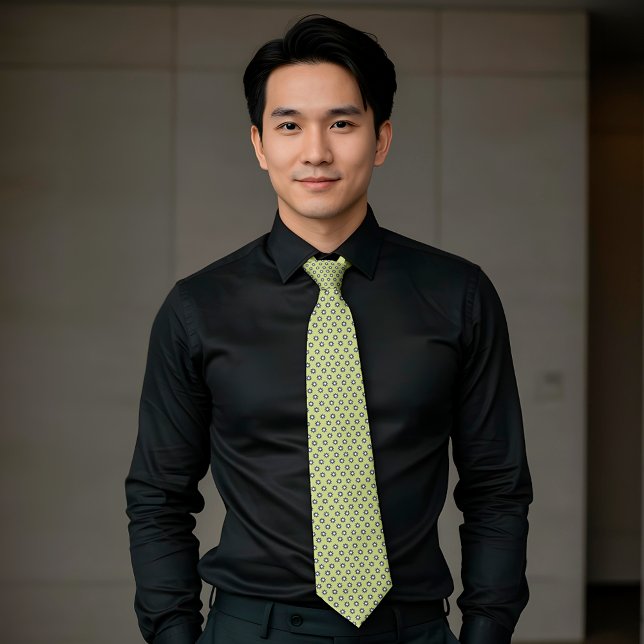 Corbata Flores pequeñas blancas de la marina de Chartreuse (Subido por el creador)