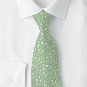Corbata Flores Pequeñas de Eucalipto