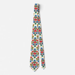 Corbata Flores populares polacas