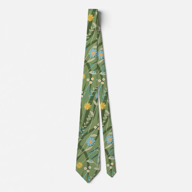 Corbata flores silvestres (Anverso)
