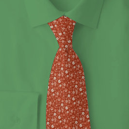 Corbata Flores Silvestres de Terracota