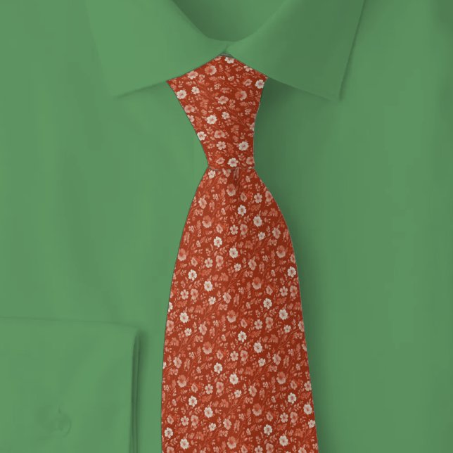Corbata Flores Silvestres de Terracota (Subido por el creador)