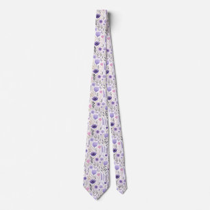 Corbata Flores Silvestres Pastel 