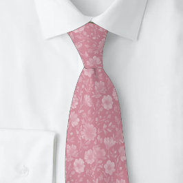 Corbata Flores silvestres rosa polvoriento