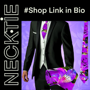 Corbata Flores Tropicales Florales