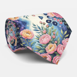 Corbata Flores vibrantes