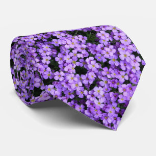 Corbata Flores violetas - Frescas