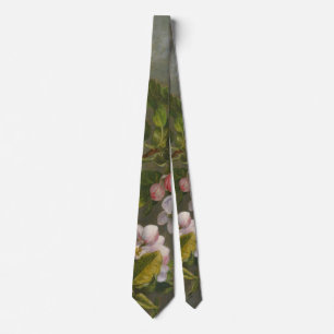 Corbata Flores y colibrí 1875 de Apple