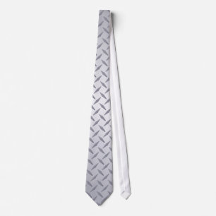 Corbata Fondo de la placa de diamante de acero brillante