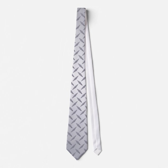 Corbata Fondo de la placa de diamante de acero brillante (Anverso)