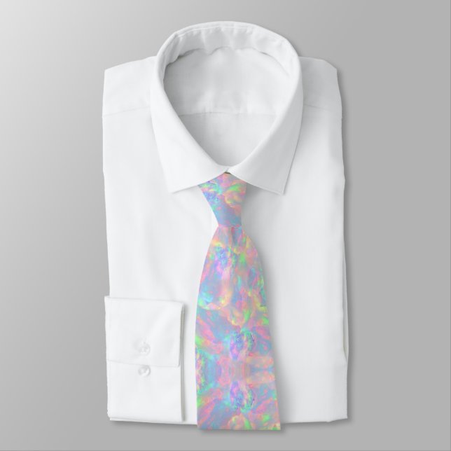Corbata fondo de ópalo (Atado)