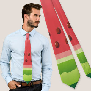 Corbata Fondo de sandía